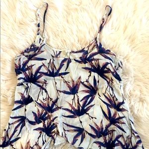 Free People Intimately gauze floral tank